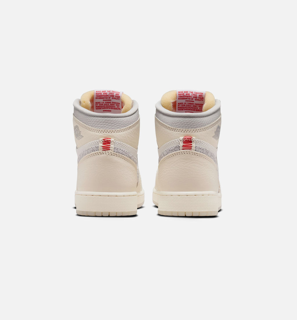 Air Jordan 1 Retro High OG Grade School Sneakers - Sail/University Red