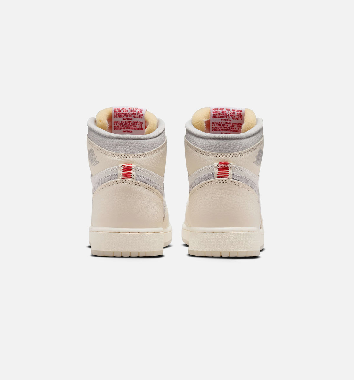 Air Jordan 1 Retro High OG Grade School Sneakers - Sail/University Red