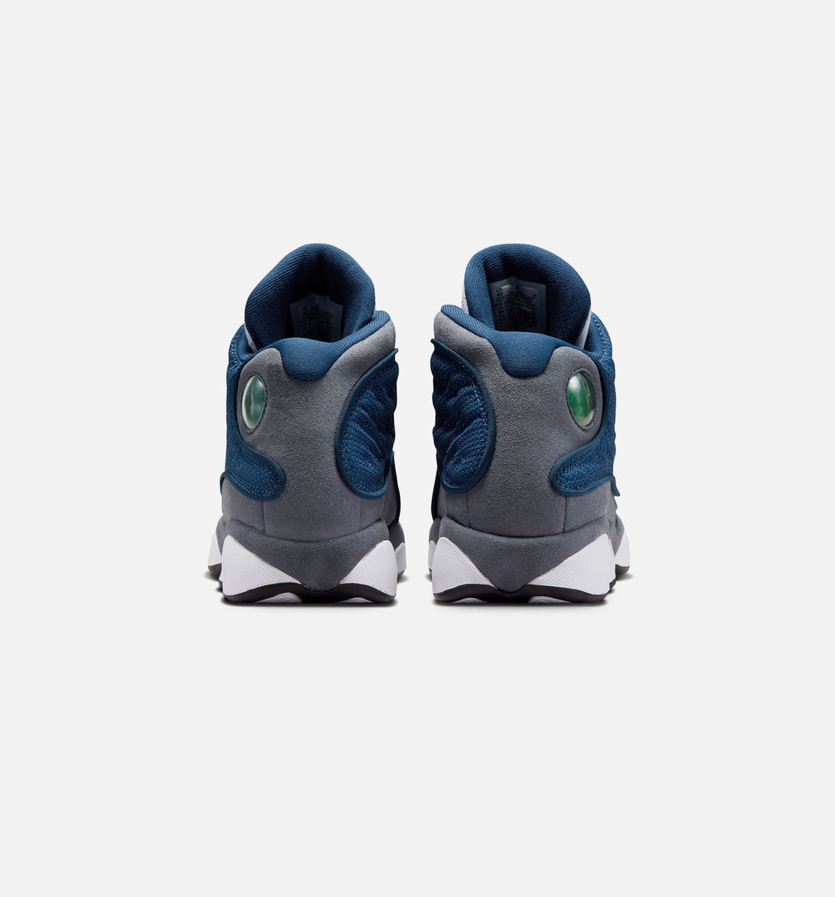 Air Jordan 13 Retro Navy and Flint Grey Grade School Sneakers - University Blue/White