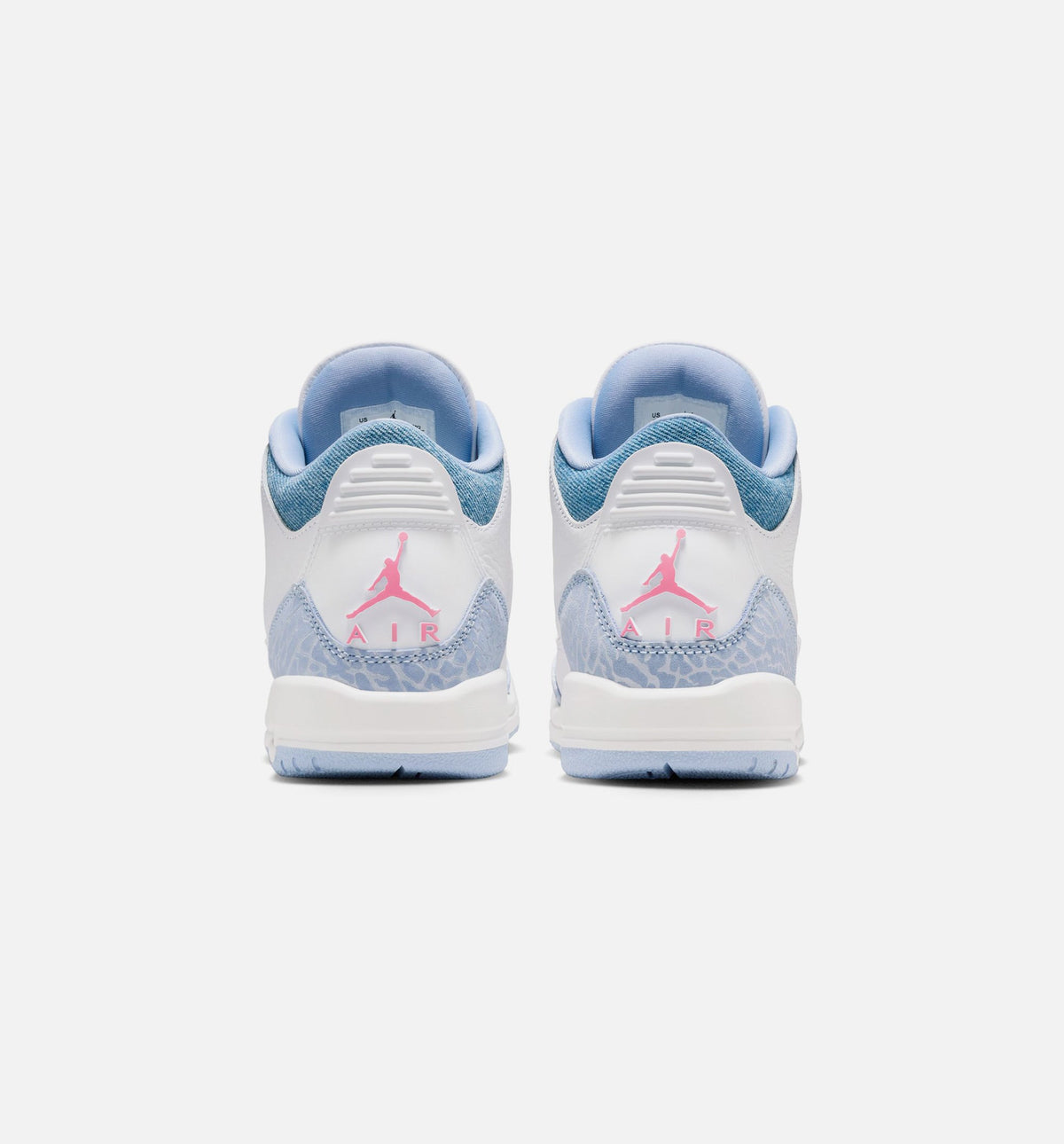 Air Jordan 3 Retro Cobalt Bliss Grade School Sneakers - White/Cobalt Bliss/Pink Glow