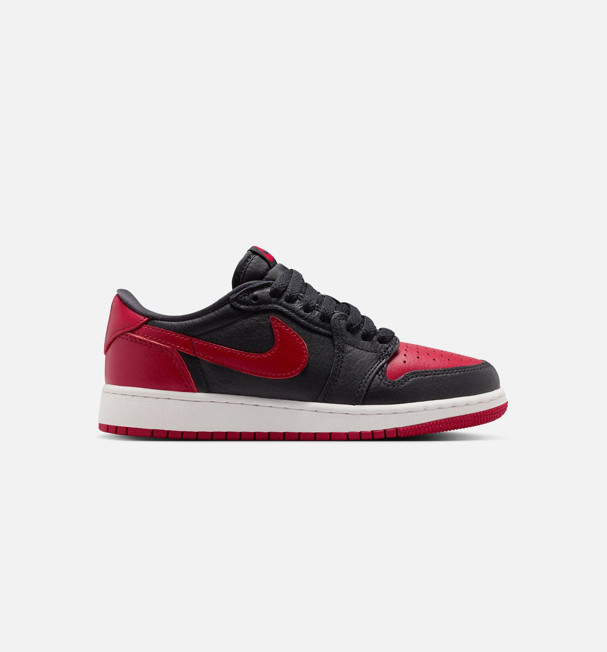Air Jordan 1 Retro Low OG Banned Grade School Sneakers - Black/Varsity Red/Summit White