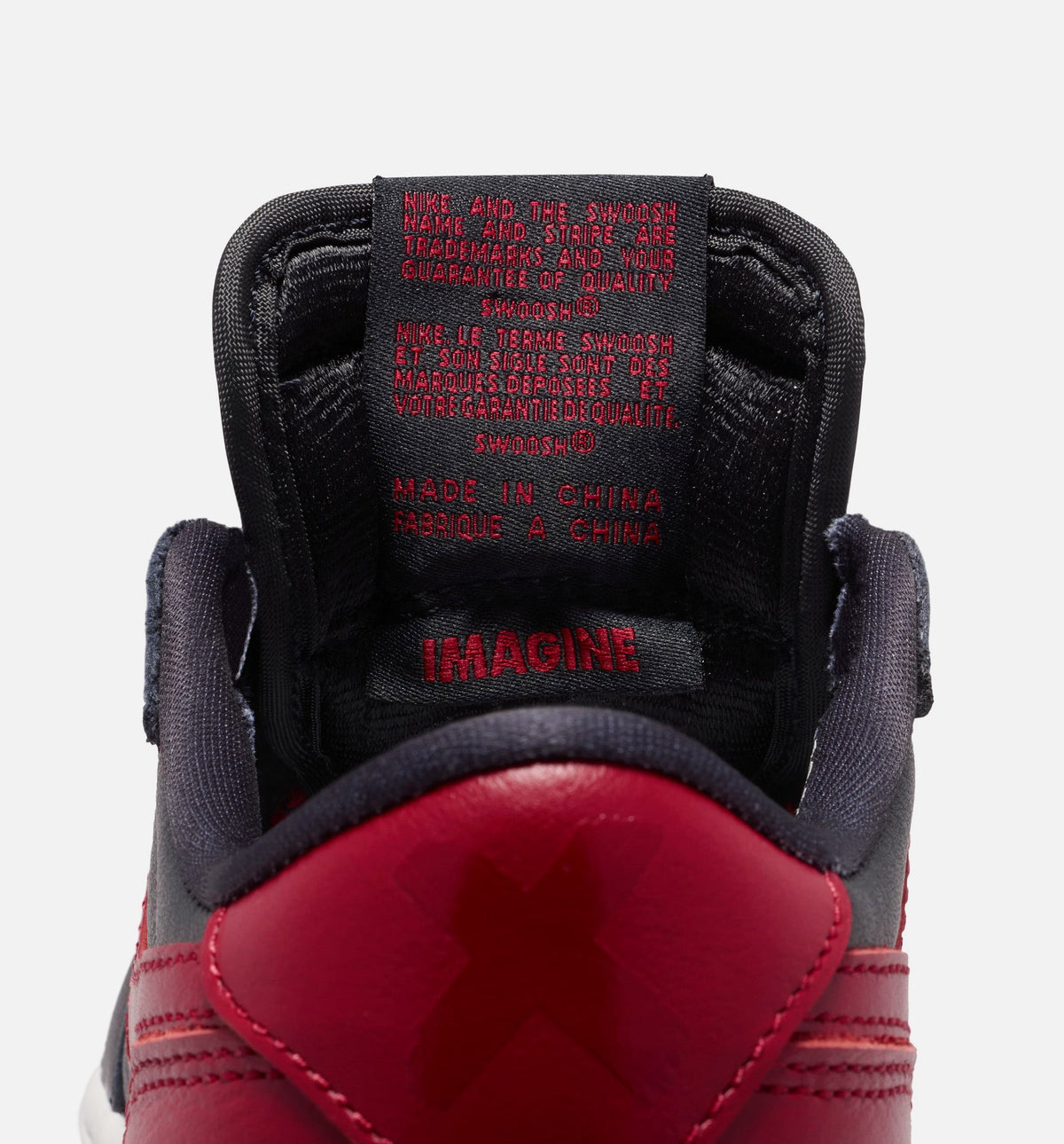 Air Jordan 1 Retro Low OG Banned Grade School Sneakers - Black/Varsity Red/Summit White