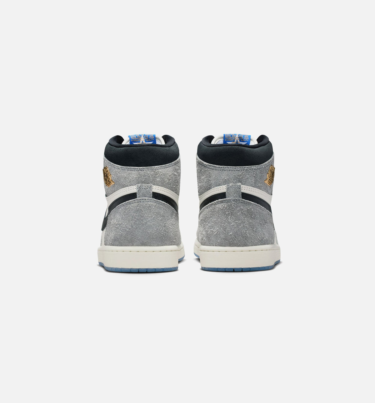 Air Jordan 1 Retro High OG Men's Sneakers - Cool Grey/Black/Game Royal