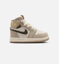 Air Jordan 1 Retro High OG Infant & Toddler Sneakers - Khaki/Sail