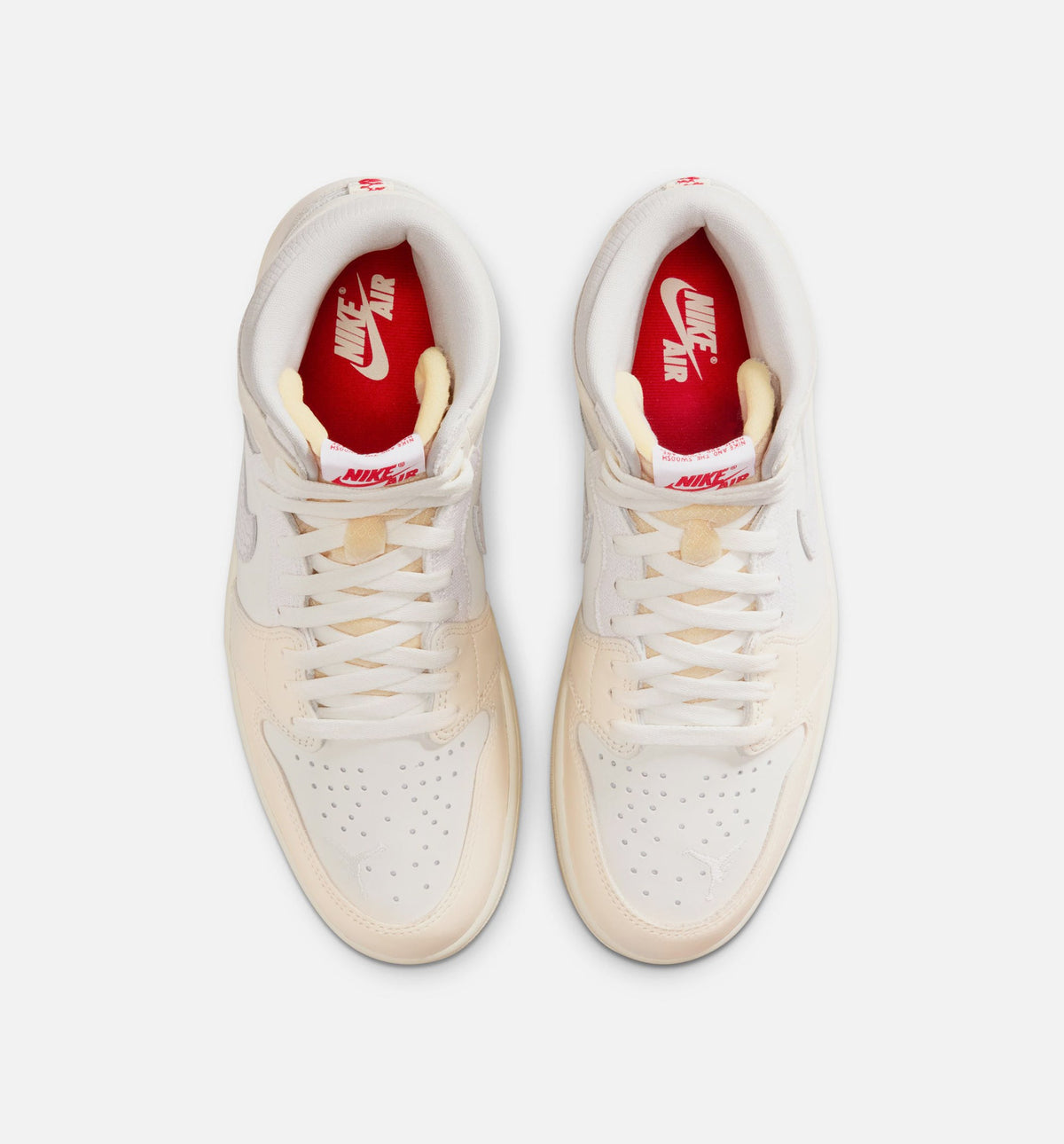 Air Jordan 1 Retro High OG Men's Sneakers - Sail/University Red