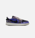 Air Jordan 1 Low OG Grade School Sneakers - Regency Purple/Dark Raisin
