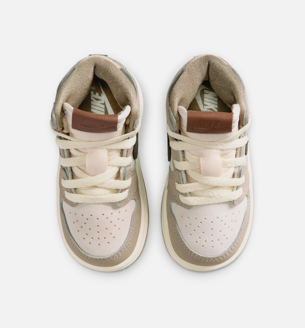 Air Jordan 1 Retro High OG Infant & Toddler Sneakers - Khaki/Sail