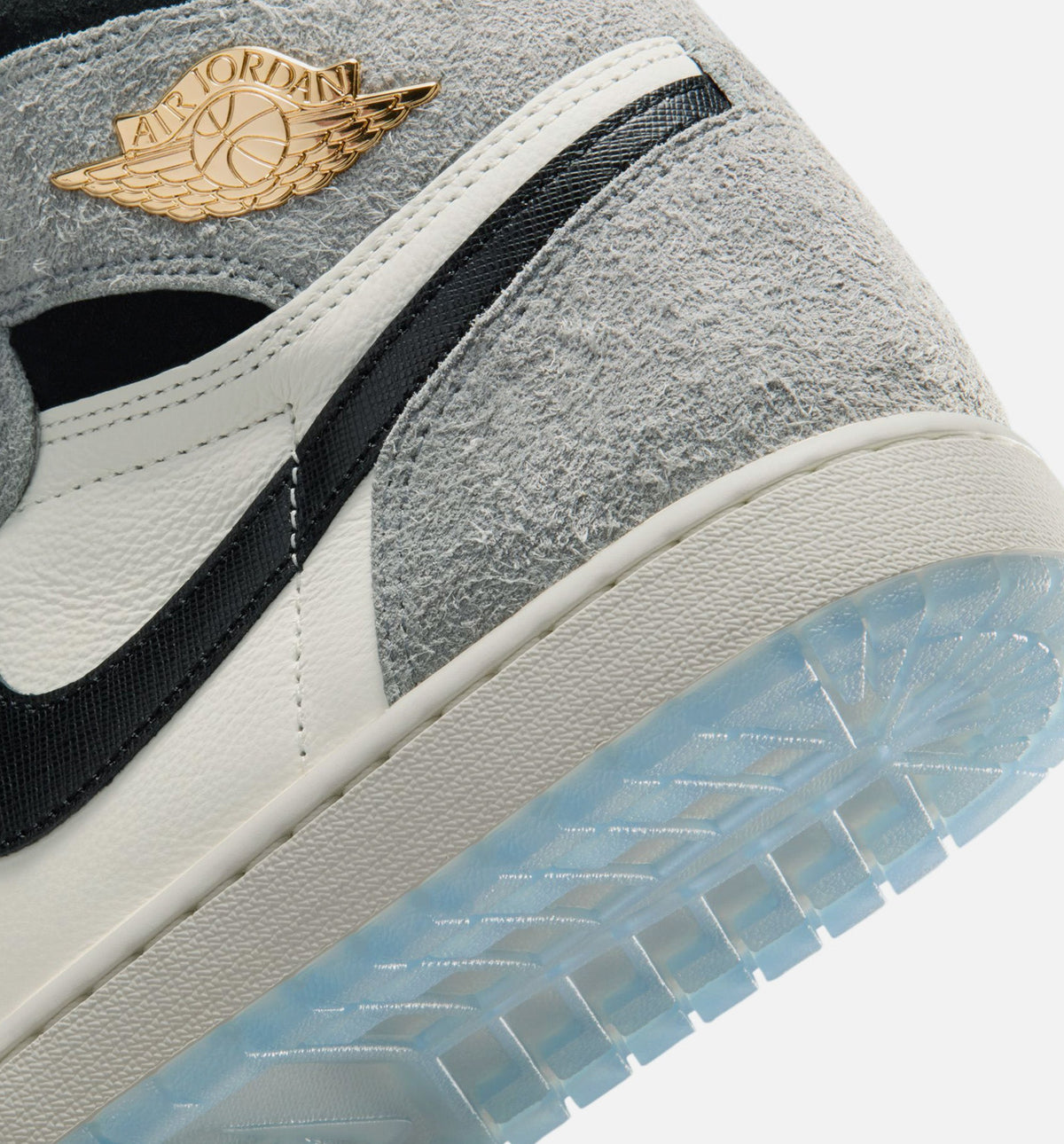 Air Jordan 1 Retro High OG Men's Sneakers - Cool Grey/Black/Game Royal