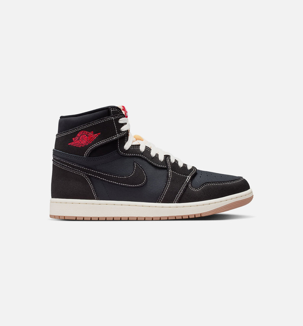 Air Jordan 1 Retro High OG Flight Club Men's Sneakers - Black/University Red