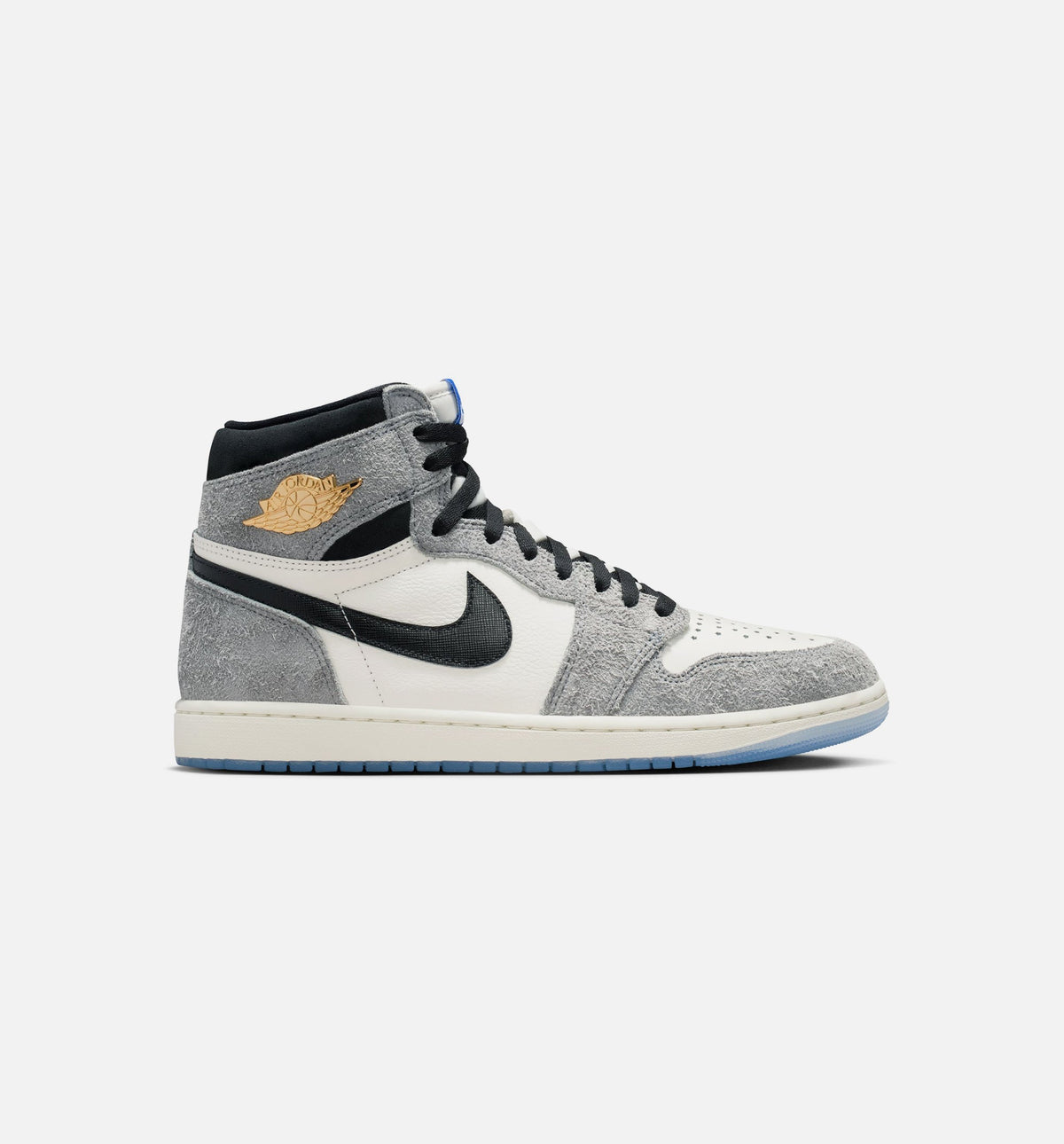 Air Jordan 1 Retro High OG Men's Sneakers - Cool Grey/Black/Game Royal